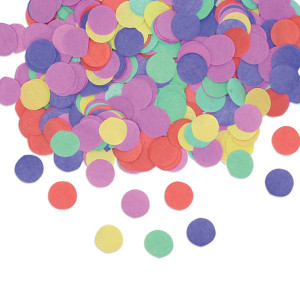BUSTA CORIANDOLI IN CARTA D2CM COLORI ASSORTITI BIG PARTY COD. 50227.