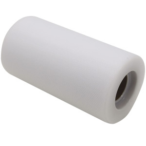 TULLE IN ROTOLO 12,5CMX25MT BIANCO BIG PARTY COD. 85037