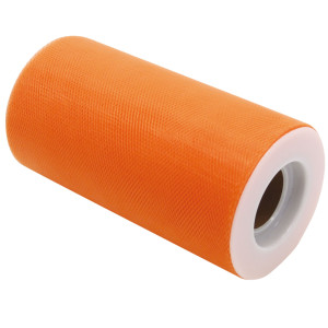 TULLE IN ROTOLO 12,5CMX25MT ARANCIONE BIG PARTY COD. 85043