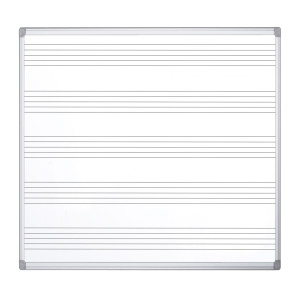 LAVAGNA MAGNETICA CON PENTAGRAMMA 120X120CM MAYA MUSICA BI-OFFICE COD. CR1791170