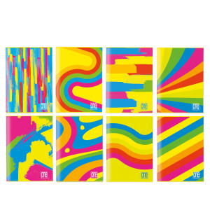 MAXIQUADERNO SPIRALATO A4 80GR ONE COLOR 1 RIGO 60FG FANTAFLUO BLASETTI COD. 8129 CONFEZIONE DA 5