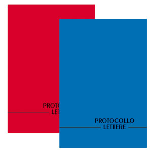 REGISTRO PROTOCOLLO LETTERE RICEVUTE-SPEDITE 21X31CM 100FG BM COD. 0100114