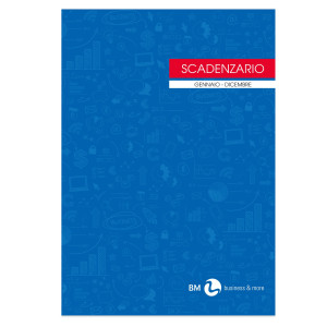 SCADENZARIO GEN-DIC 24FG USO MANO 17X24CM BM COD. 0100129 CONFEZIONE DA 10