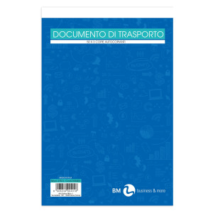 DOCUMENTO DI TRASPORTO 150X225MM 50FGX3 COPIE(MITT-DEST-VETT) BM COD. 0100401