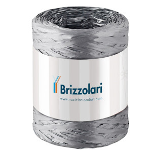 RAFIA SINTETICA 6802 5MMX200MT COLORE ARGENTO 44 BRIZZOLARI COD. 01003744