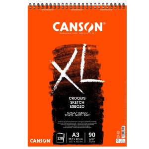 ALBUM XL CROQUIS A3 90GR 120FG CANSON COD. C200787115 CONFEZIONE DA 5