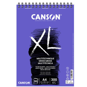 ALBUM XL MIX-MEDIA F.TO A4 300GR 30FG CANSON COD. 200807215 CONFEZIONE DA 5