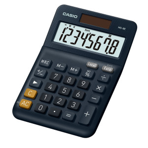 CALCOLATRICE DA TAVOLO COMPATTA MS-8E 8CIFRE CASIO COD. MS-8E-W-EP