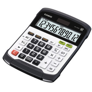 CALCOLATRICE DA TAVOLO WATER PROOF WD-320MT CASIO COD. WD-320MT-W-EC