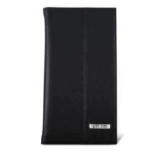 PORTABIGLIETTI DA VISITA PROFESSIONAL 12,5X23,5CM NERO CITY TIME COD. 4852-N