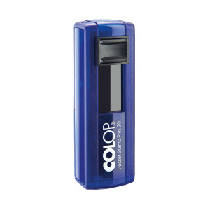 TIMBRO POCKET STAMP PLUS 20 14X38MM 4RIGHE AUTOINCHIOSTRANTE BLU COLOP COD. PSP20IN