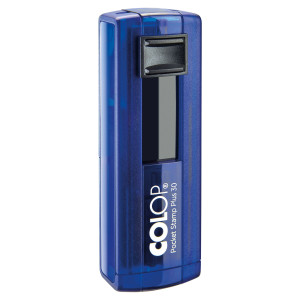 TIMBRO POCKET STAMP PLUS 30 18X47MM 5RIGHE AUTOINCHIOSTRANTE BLU COLOP COD. PSP30IN