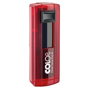 TIMBRO POCKET STAMP PLUS 30 18X47MM 5RIGHE AUTOINCHIOSTRANTE ROSSO COLOP COD. PSP30RU