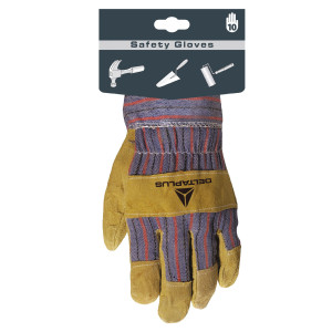 GUANTI DOCKER IN CROSTA DI BOVINO DC103 TAGLIA 10 IN BLISTER COD. DPDC10310