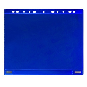 CONF. 5 BUSTE FORATE PER SUPPORTI MAGNETICI AD ANELLI F.TO A4 BLU DJOIS COD. B181121