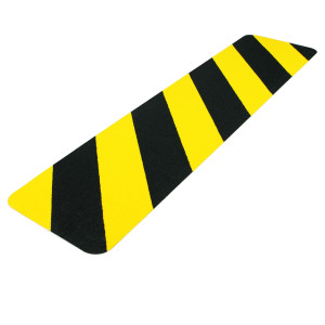 STRISCIA SEGNALETICA DA TERRA GIALLO/NERA 610X150MM DJOIS COD. B197614