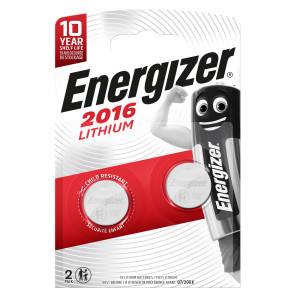 BLISTER 2 PILE CR2016 LITHIUM - ENERGIZER SPECIALISTICHE COD. E300789000