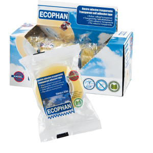 NASTRO ADESIVO ECOPHAN 19MMX33MT IN CARAMELLA EUROCEL COD. 001416203 CONFEZIONE DA 8