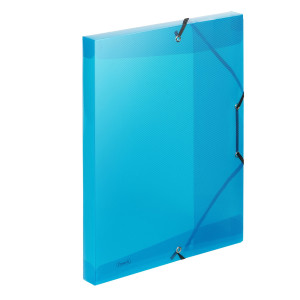 CARTELLA 3L C/ELASTICO BLU LUMINA 24X32 D 2,5CM FAVORIT COD. 400116646