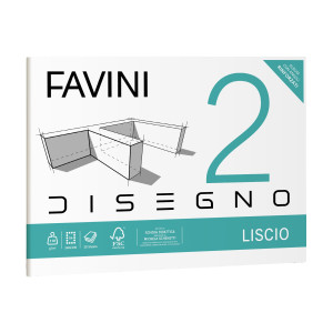 ALBUM FAVINI 2 24X33CM 110GR 20FG LISCIO COD. A140514 CONFEZIONE DA 10