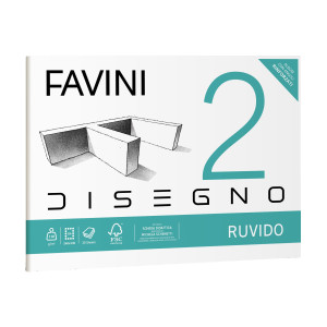 ALBUM FAVINI 2 24X33CM 110GR 20FG RUVIDO COD. A142514 CONFEZIONE DA 10