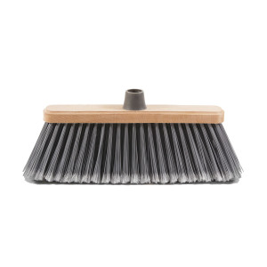 SCOPA SPAZZESTERNI COCCIA LEGNO 28CM COD. 0020B