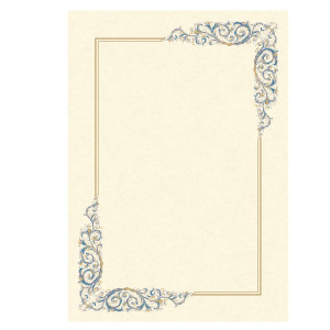 BLISTER 10 DIPLOMI PERGAMENA 210X297MM 160GR 14-6281 KARTOS COD. OD14628100S10