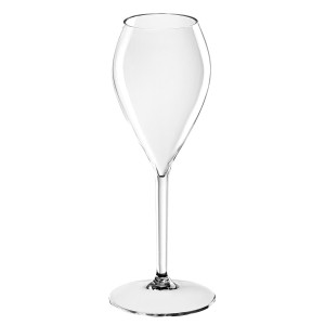 CONF 6 FLUTE PERLAGE 240ML IN TRITAN TRASPARENTE LEONE COD. G5002
