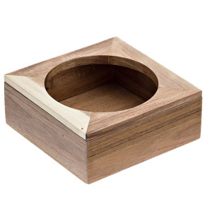SUPPORTO CARAFFA IN BAMBOO 20X20X8CM NATURALE LEONE COD. S0087