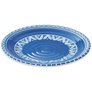 PIATTO PIANO LINEA ITACA D21,5X2CM MELAMINA LEONE COD. T8650