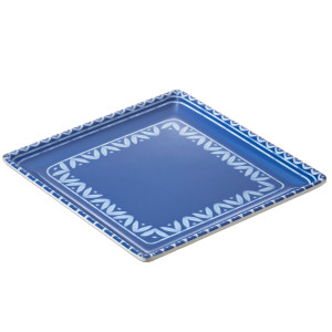 PIATTO QUADRATO LINEA ITACA 17X17X2CM MELAMINA LEONE COD. T8656