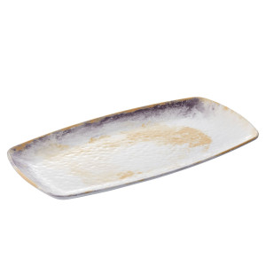 PIATTO RETTANGOLARE LINEA GALASSIA 35,5X19X2,5CM MELAMINA LEONE COD. T8668
