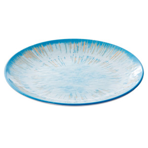 PIATTO PIANO LINEA OCEANO D27X2,5CM MELAMINA LEONE COD. T8685