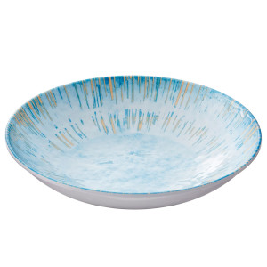 PIATTO FONDO LINEA OCEANO D24X5CM MELAMINA LEONE COD. T8690