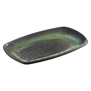PIATTO RETTANGOLARE LINEA AMAZZONIA 23,5X15X2,5CM MELAMINA LEONE COD. T8707