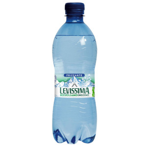 ACQUA FRIZZANTE BOTTIGLIA PET 100 RICICLABILE 500ML LEVISSIMA COD. 12456720