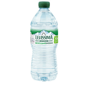 ACQUA NATURALE BOTTIGLIA PET 100 RICICLABILE 500ML LEVISSIMA COD. 12456741 -CF.24