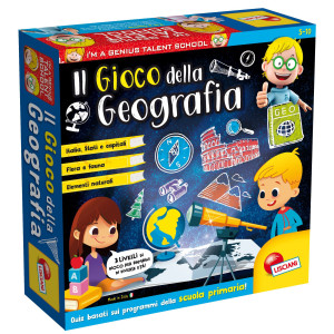 I'M A GENIUS IL GIOCO DELLA GEOGRAFIA LISCIANI COD. 100545
