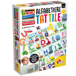 ALFABETIERE TATTILE MONTESSORI PLUS LISCIANI COD. 72446