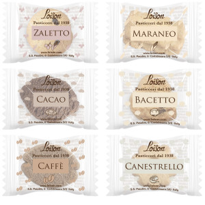 SCATOLA 200 BISCOTTI AL BURRO ASSORTITI LOISON COD. 1900