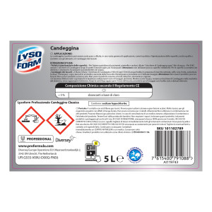 CANDEGGINA CLASSICA LYSOFORM 5LT COD. 101102789