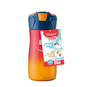 BORRACCIA ACCIAIO INOX 430ML ROSA CORALLO PICNIK CONCEPT MAPED