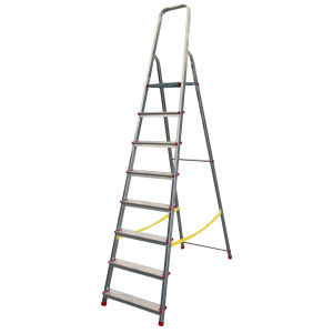 SCALA ALLUMINIO DOMESTICA 8 GRADINI STELLA BASIC COD. 21031
