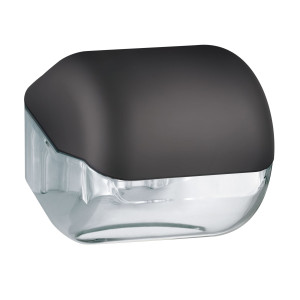 DISPENSER CARTA IGIENICA RT/INTERFOGLIATA NERO SOFT TOUCH COD. A61900NE