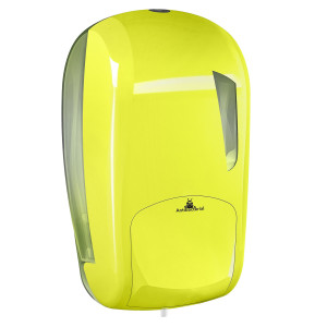 DISPENSER SAPONE LIQUIDO A RIEMPIMENTO SKIN 1 L GIALLO FLUO COD. A91201FAB