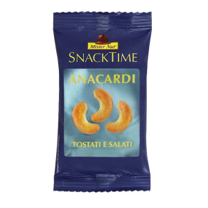 ANACARDI 25GR SNACK TIME MISTER NUT COD. 44012346115