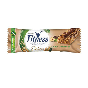 BARRETTA FITNESS DELICE CIOCCOLATO AL LATTE E NOCCIOLA 22,5GR NESTLE' COD. 12517401 CONFEZIONE DA 24