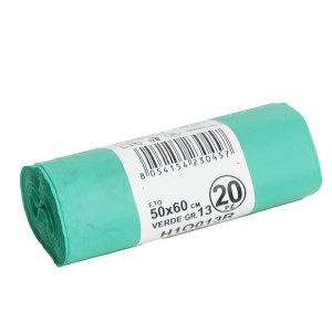 20 SACCHI BIO VERDI 50X60CM 30LT 17MIC COD. H1O013R
