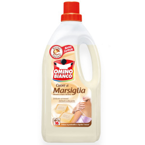 DETERSIVO LIQUIDO OMINO BIANCO MARSIGLIA 1LT A MANO E LAVATRICE COD. M92476
