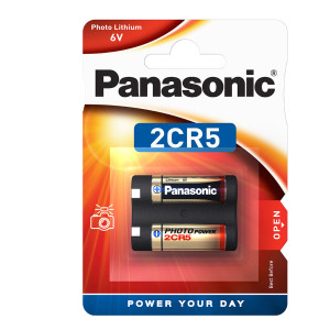 BLISTER MICROPILA PHOTO LITIO 2CR5 PANASONIC COD. C300005